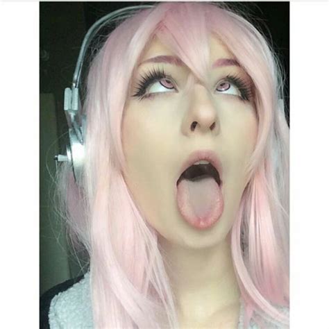 Mentioning of social media and links is not allowed in the title, you may leave single comment with the information below your post. . Real ahegao